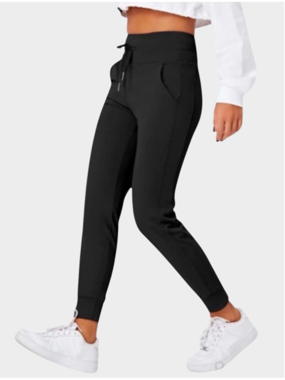Size L (Reg) Halara High Waisted Drawstring Side Pocket Plain Jogger Pants